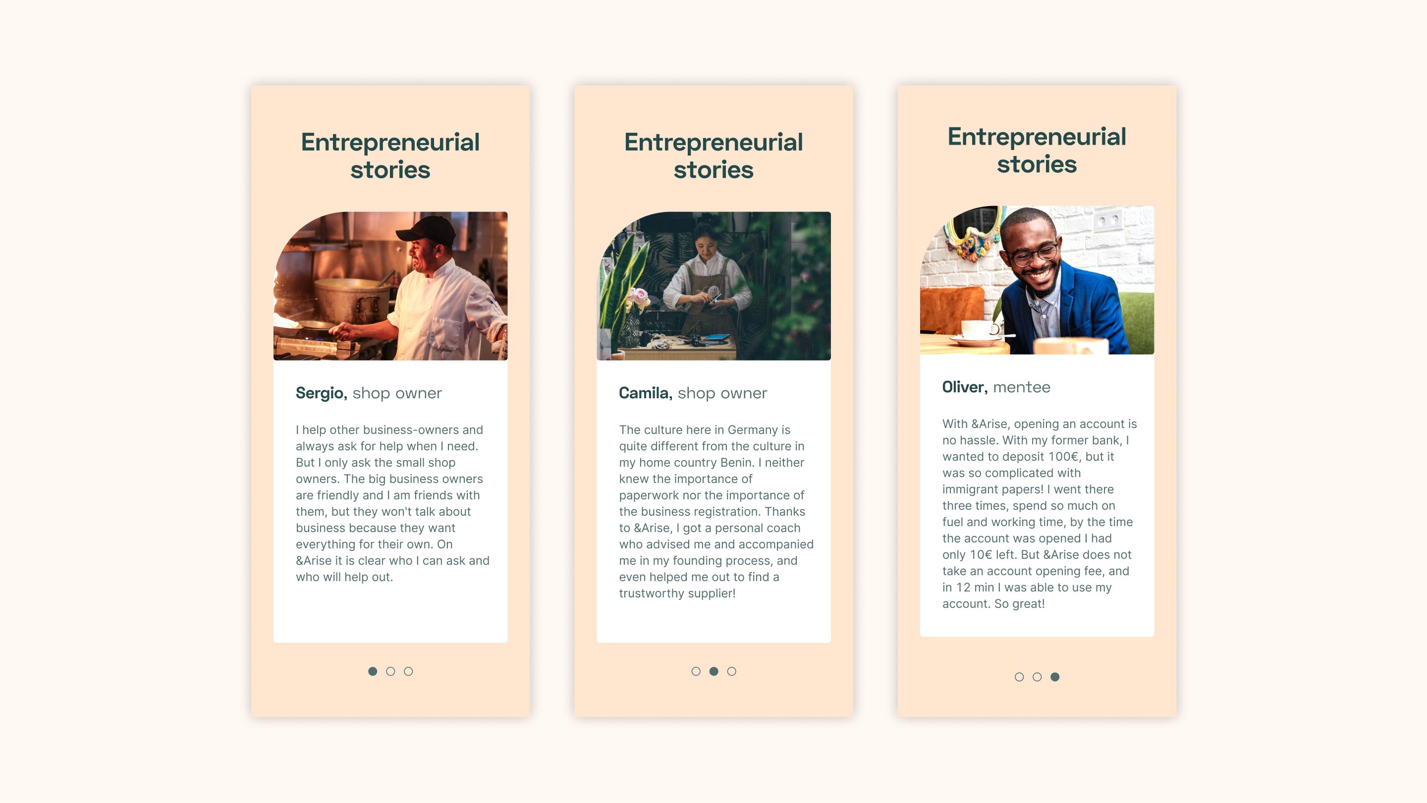 &arise stories, ux ui design, figma