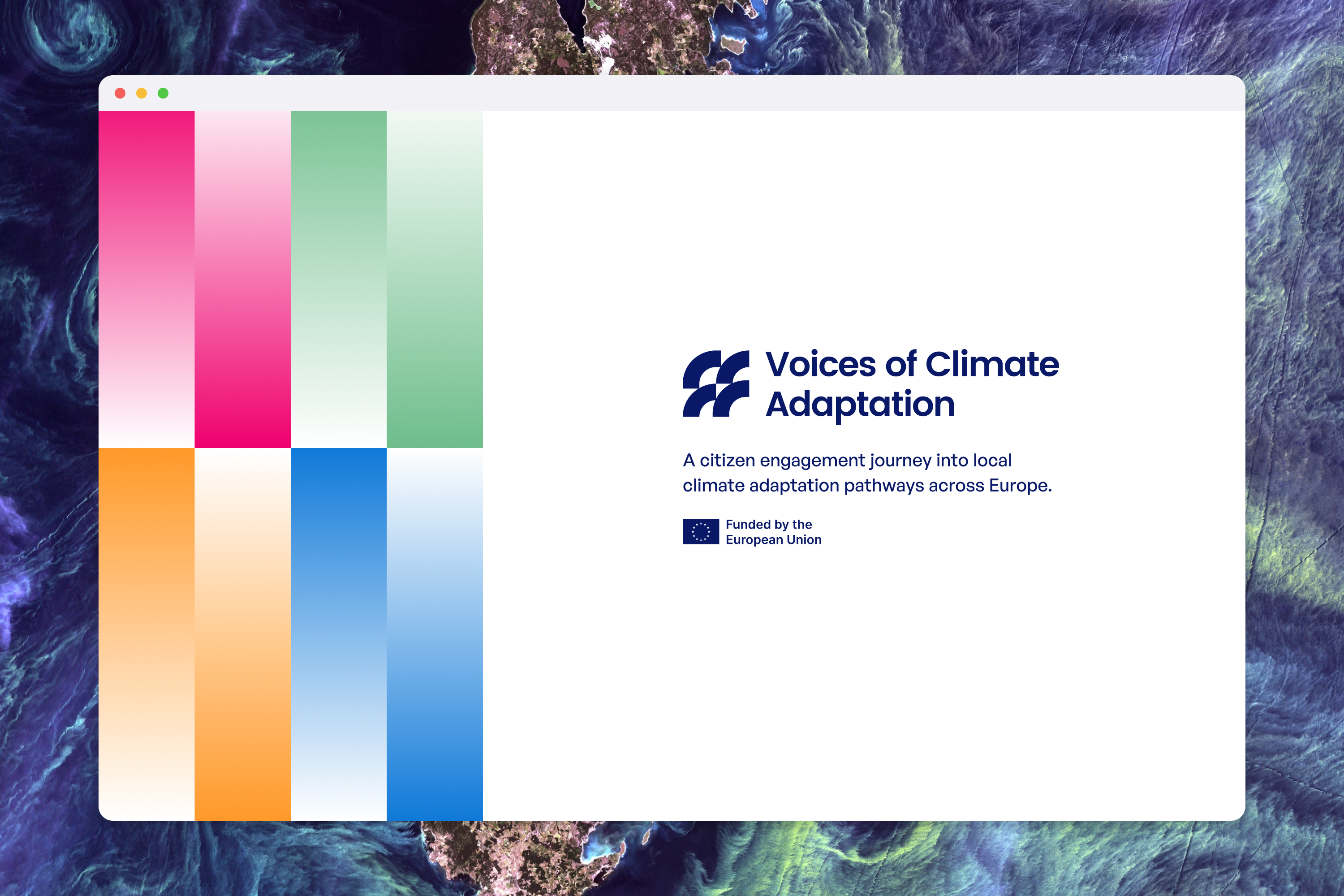 web design and identity for the Adaptation Agora project