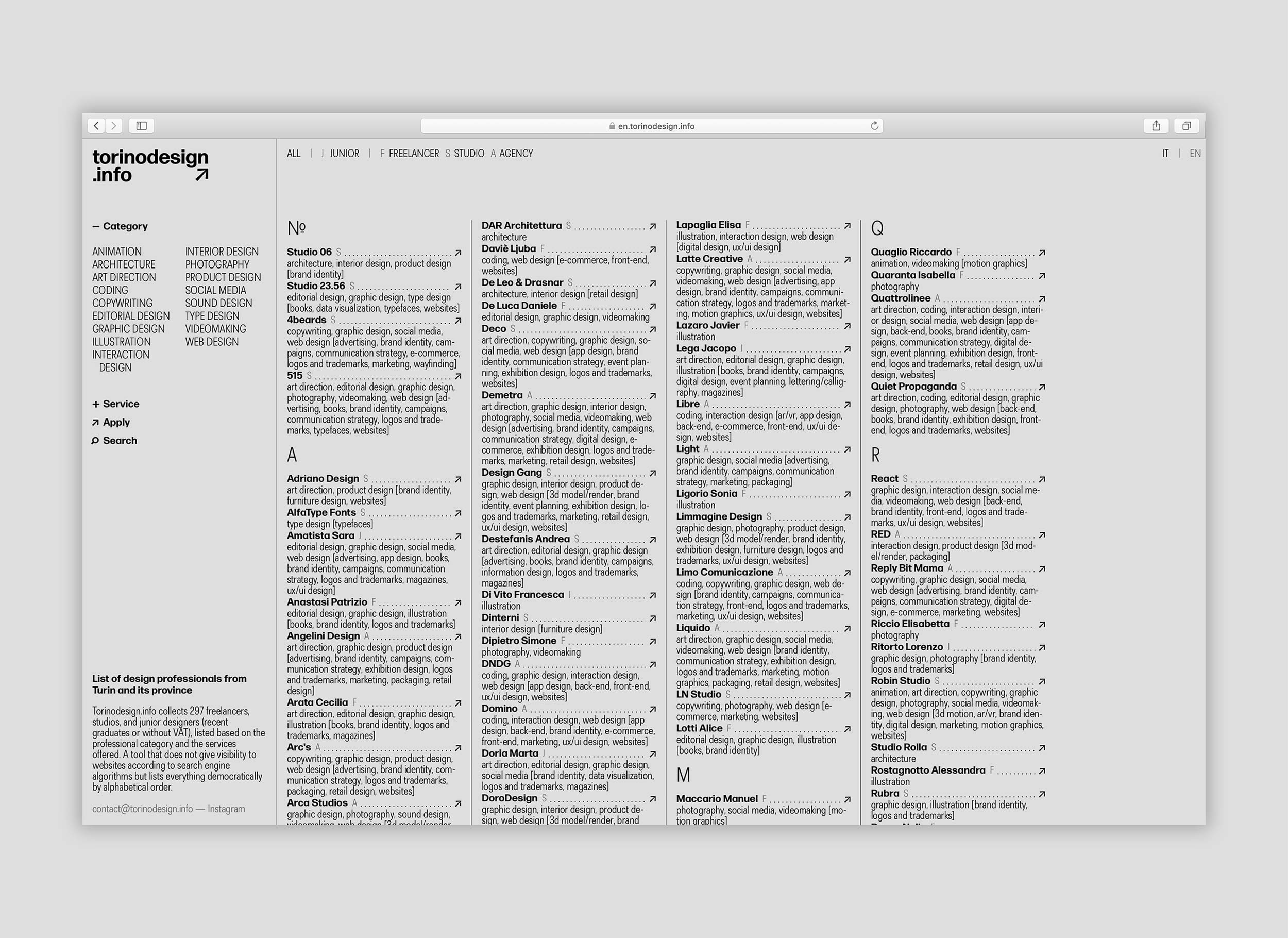 torino-design-info-website-page-uxui-database-designer-homepage