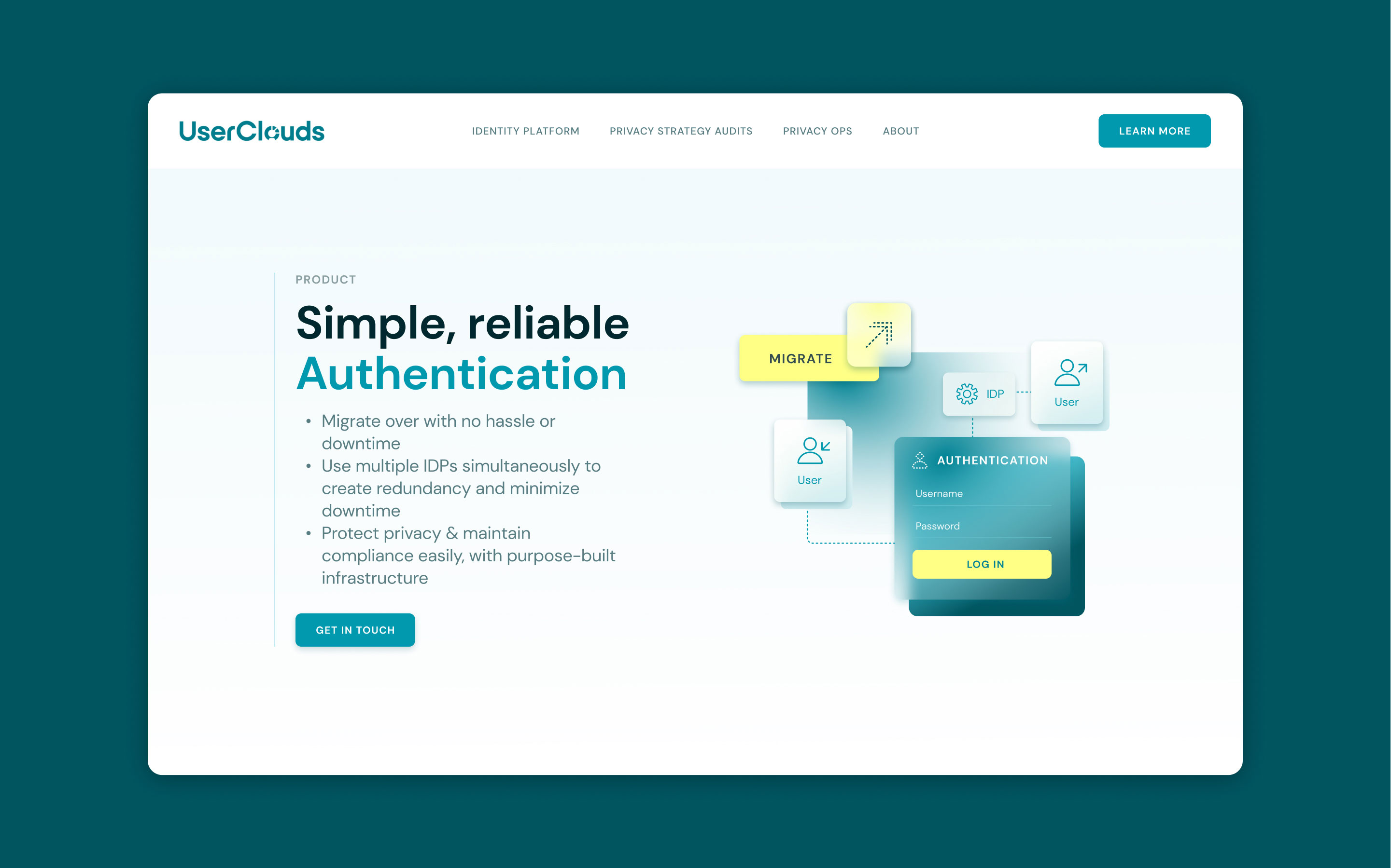 hero image for service page