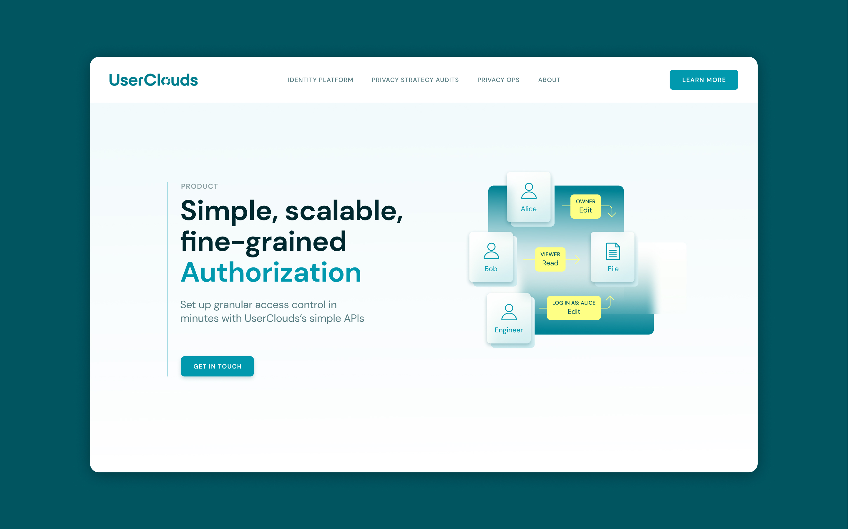 hero image for service page