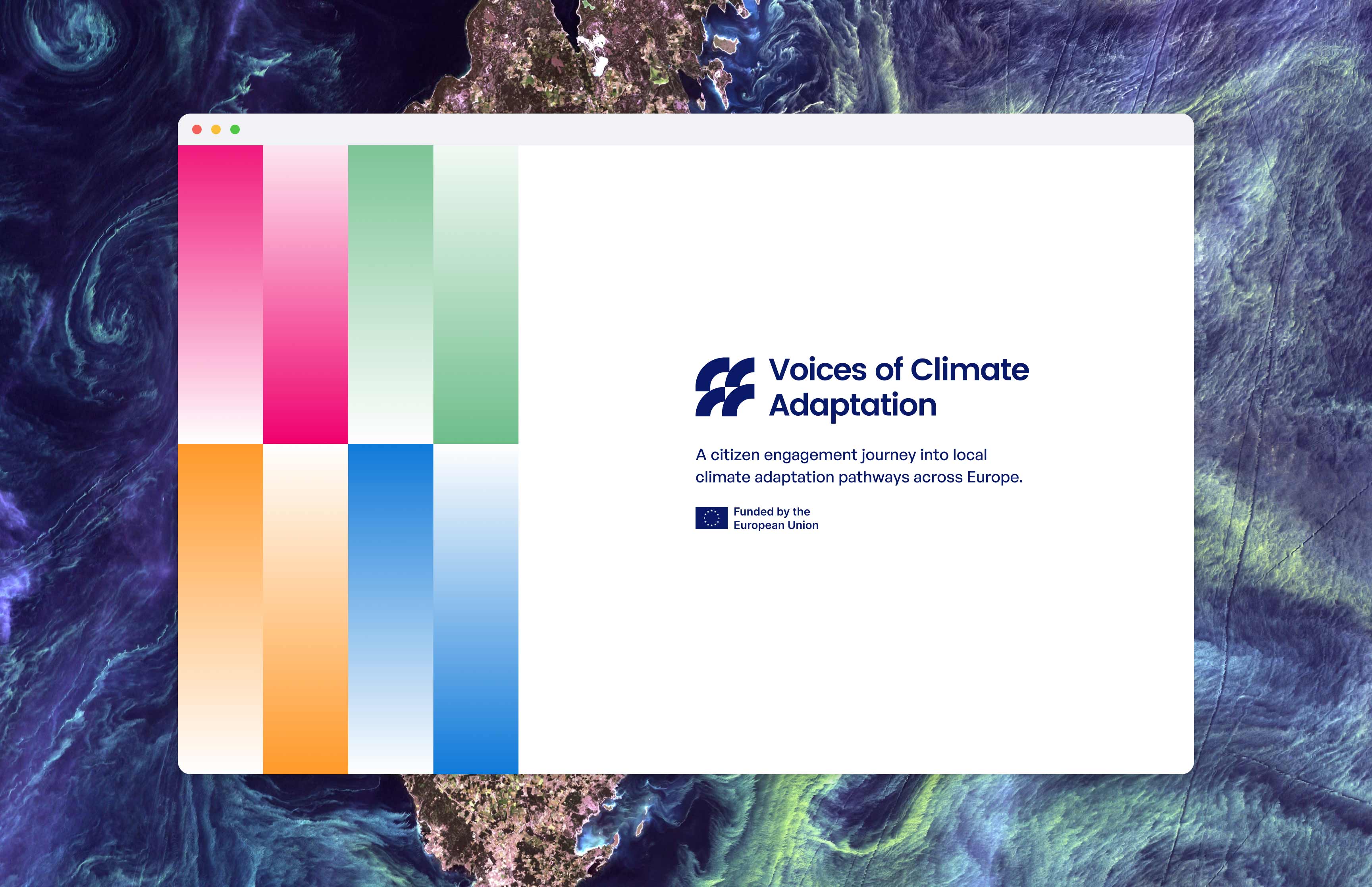 Voices of climate adaptation homepage
