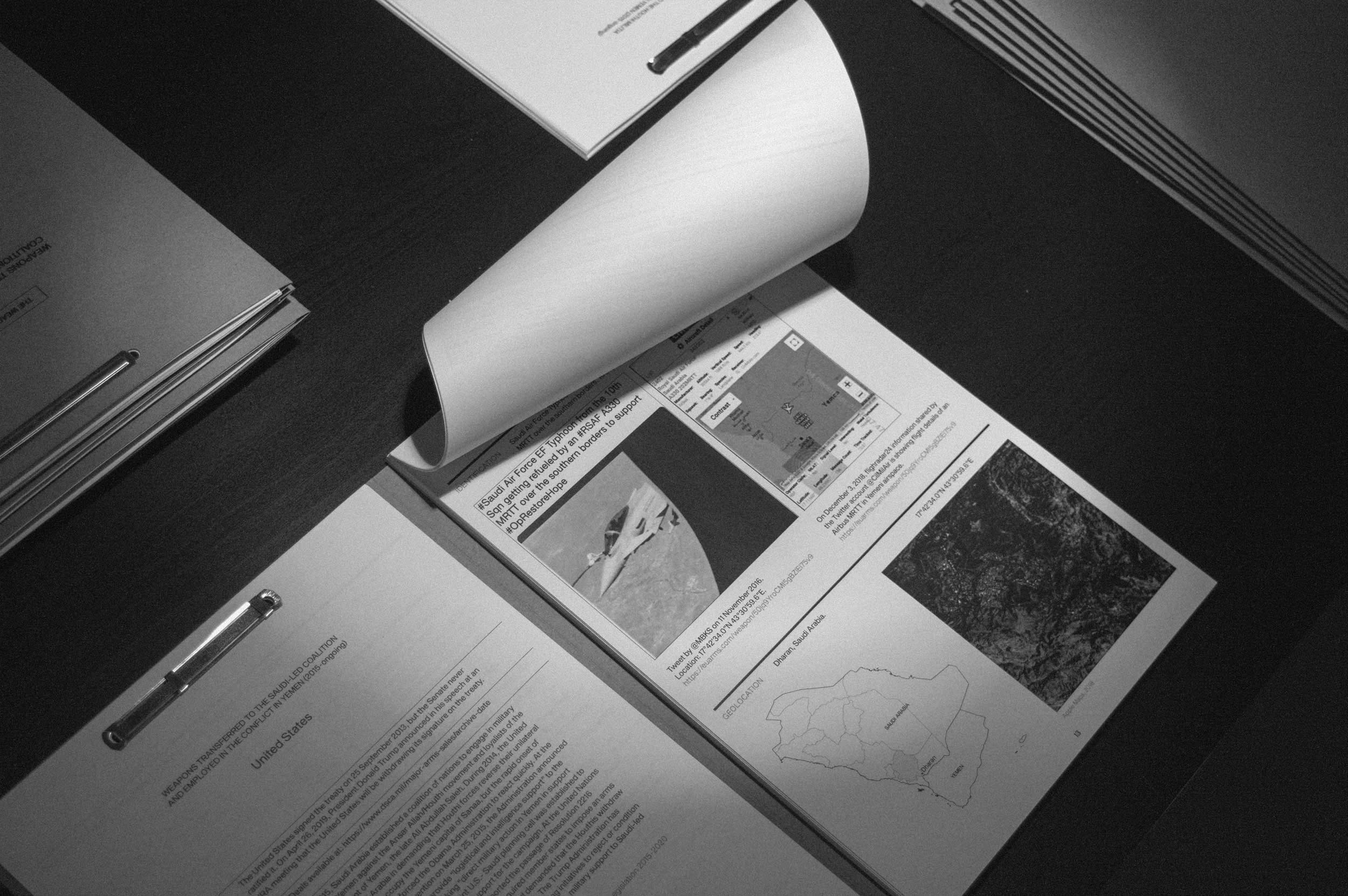 table setup documents folder weapons data informatione