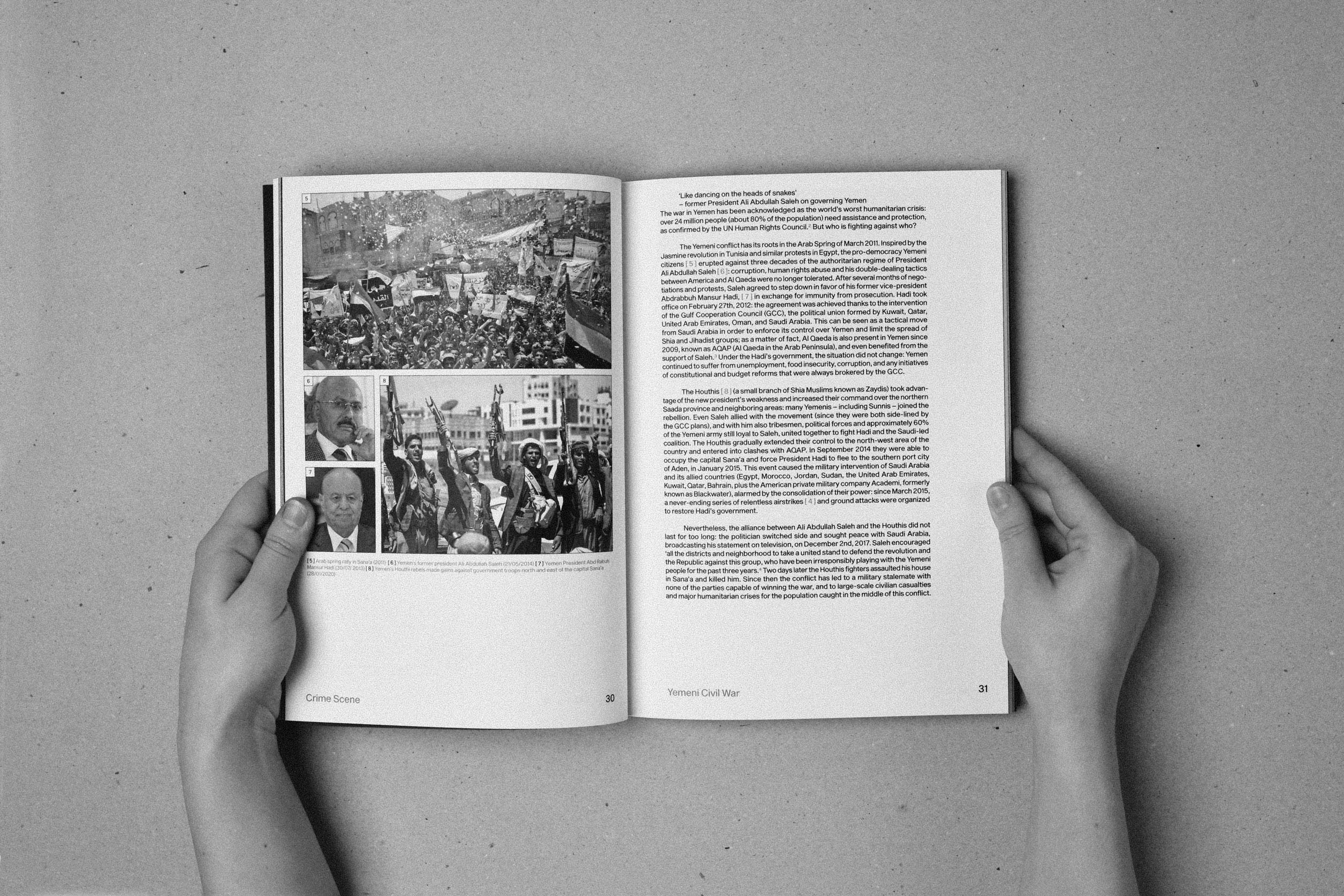 thesis graphic design editorial weapons cinzia bongino bw pages font