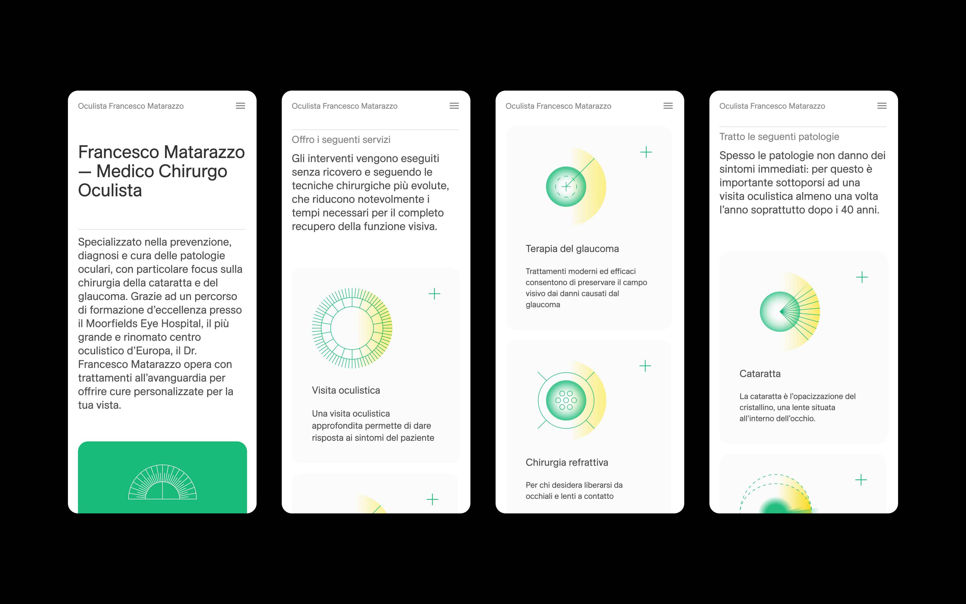 identity, logo, and bespoke illustration for an eyedoctor in Naples