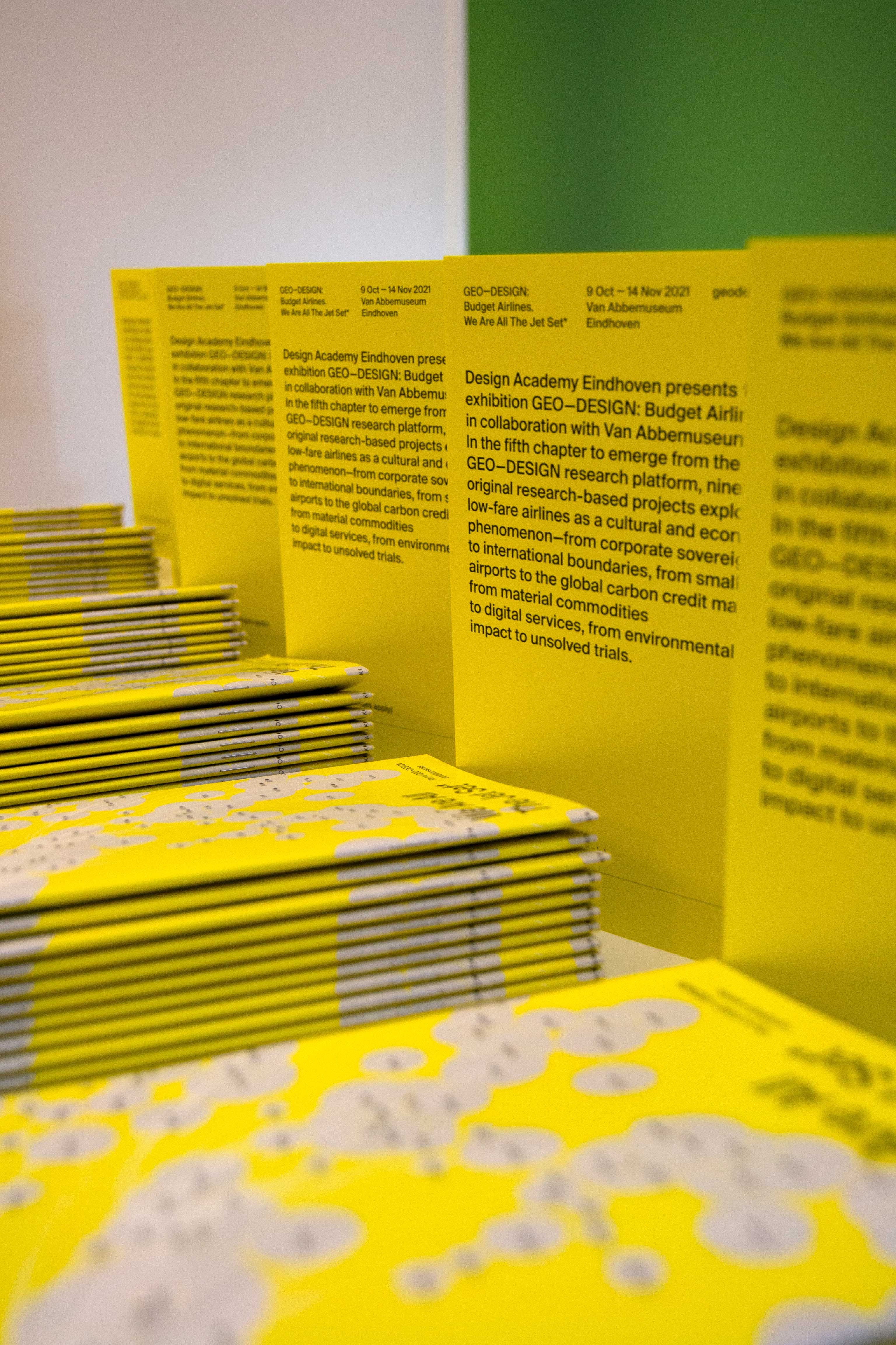 geo design exhibition identity lightbox airport brochure