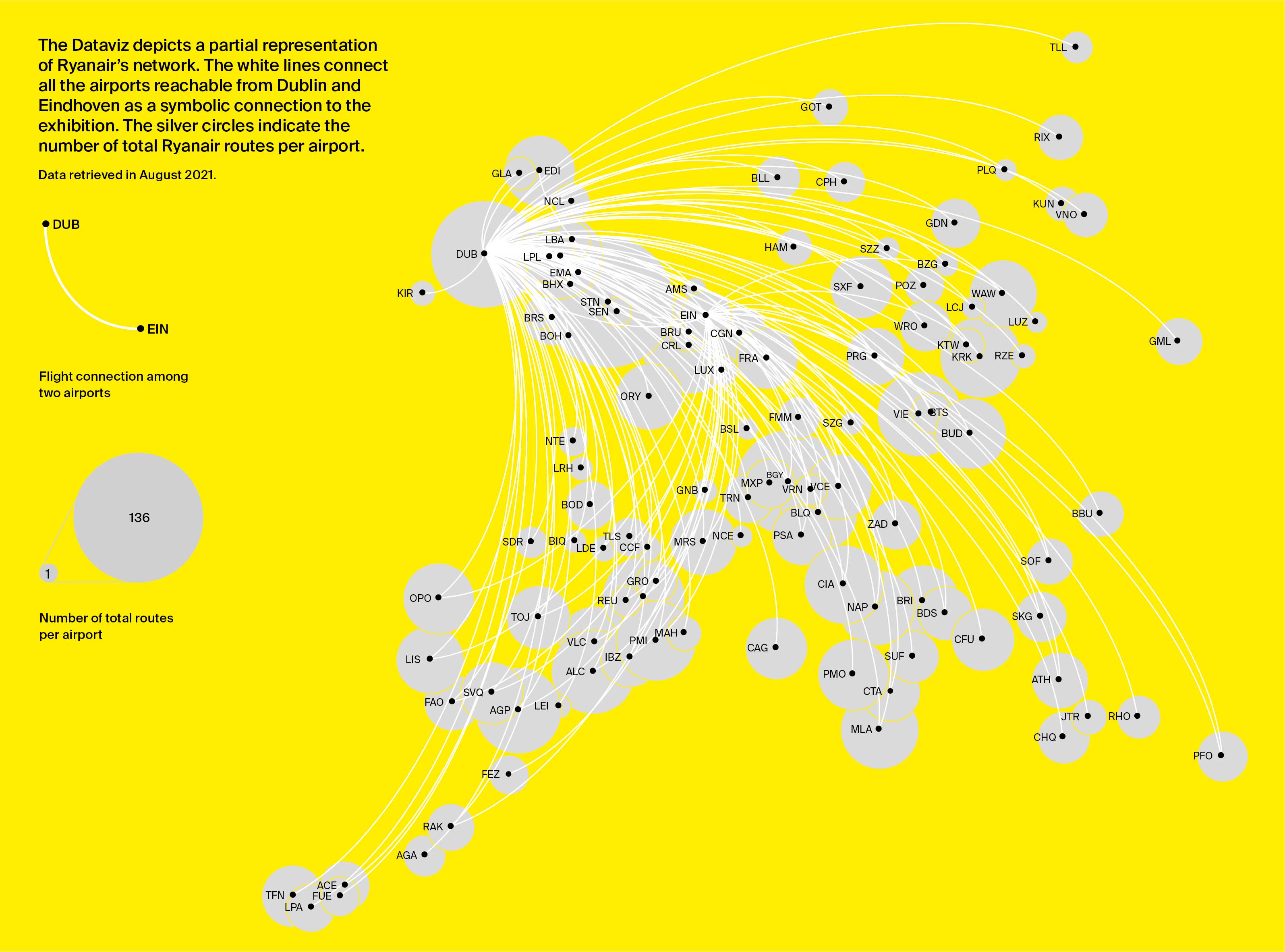 geo design exhibition identity: data visualization