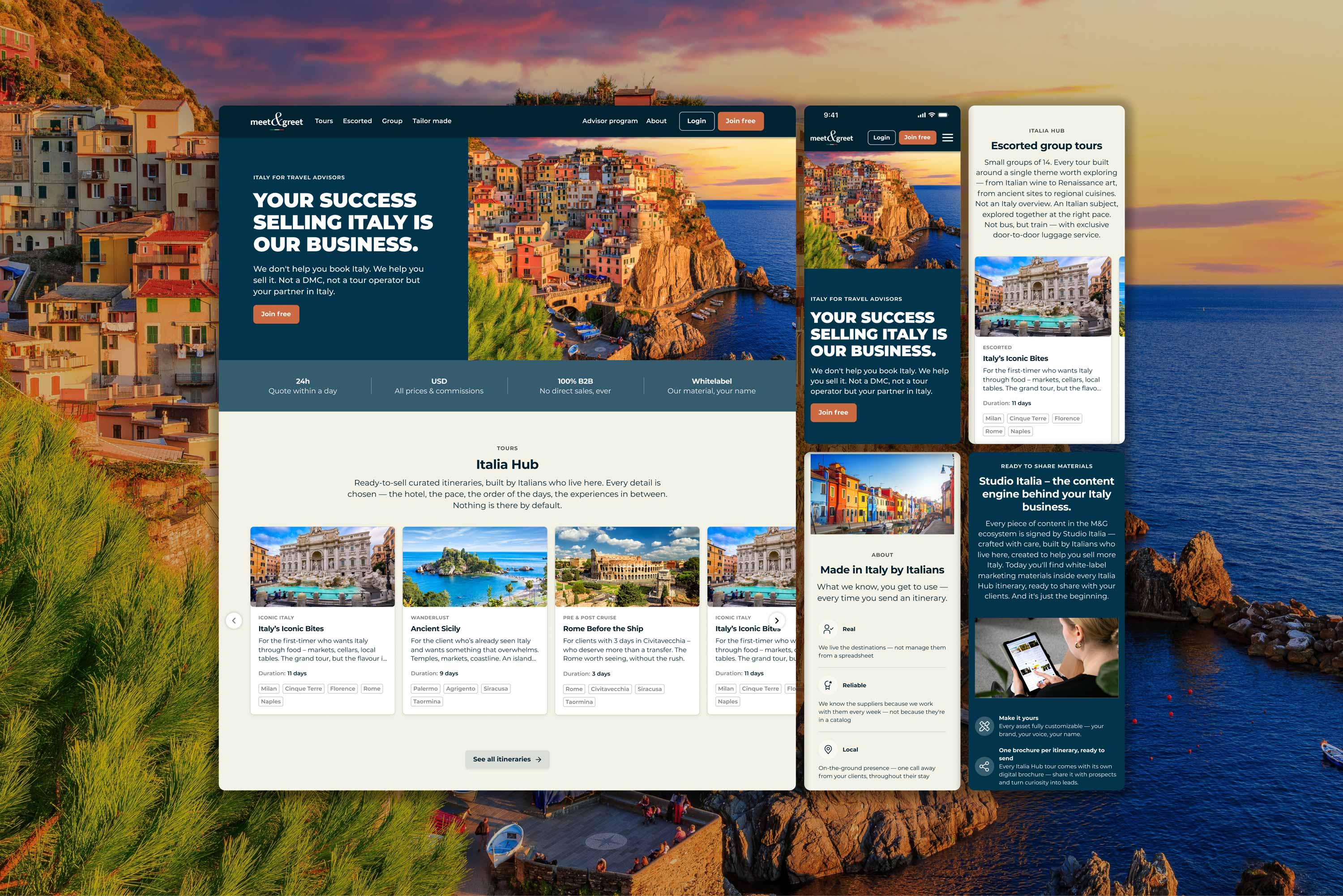 meet & greet website redesign