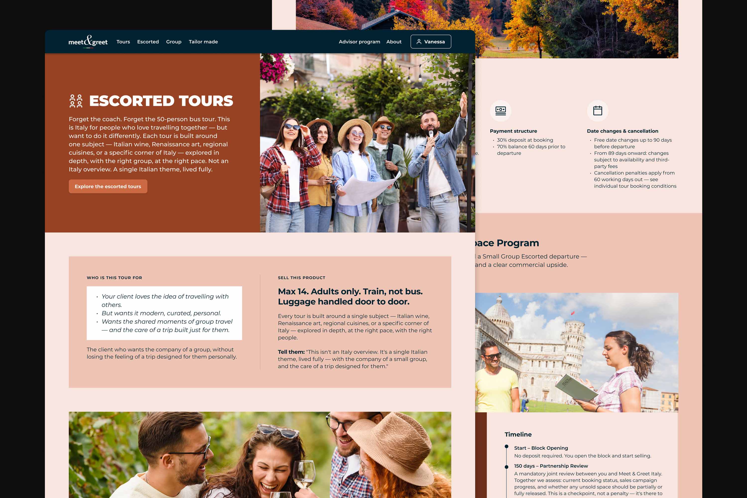 meet & greet group tours