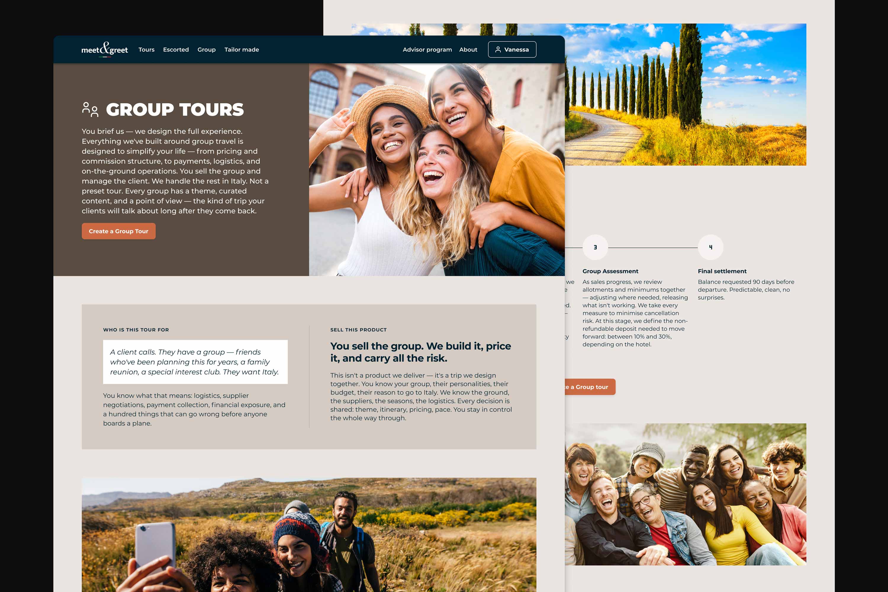 meet & greet group tours