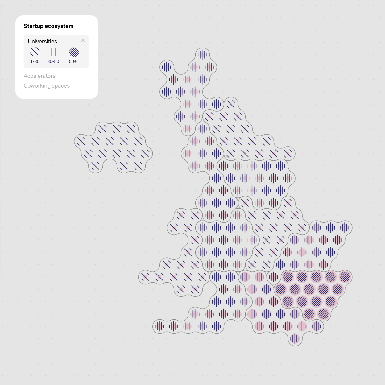 sifted startup map UK, interactive website, universities