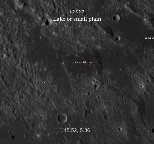 lunar feature types