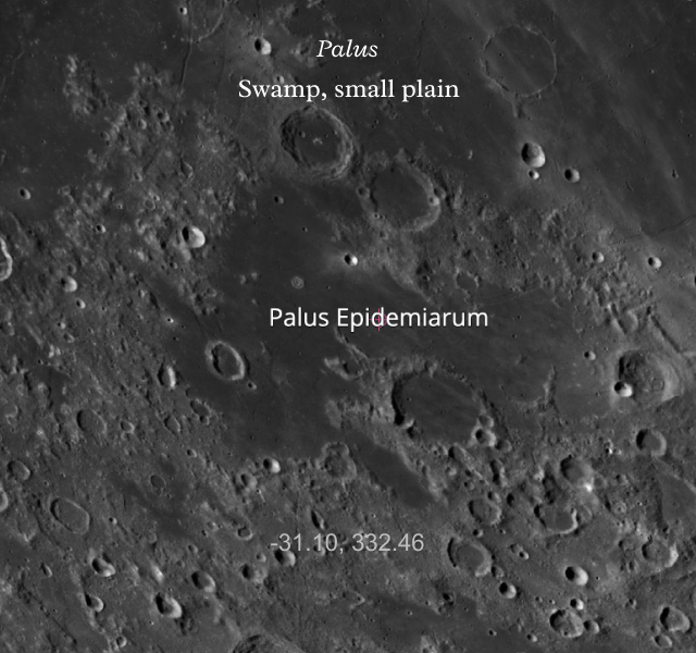 lunar feature types