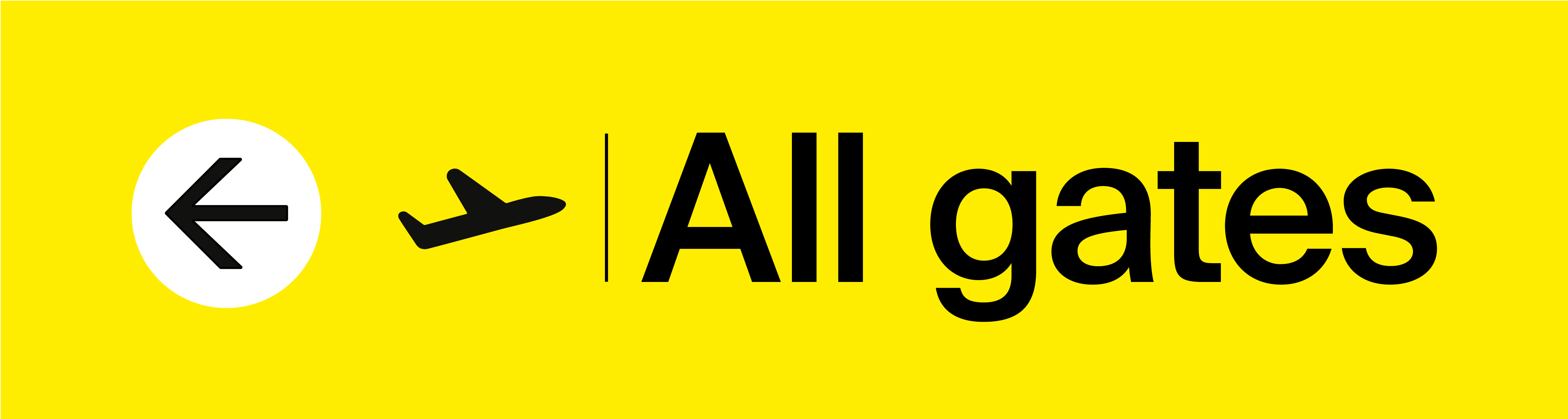 the terminal airport sugnage wayfinding installation ryanair