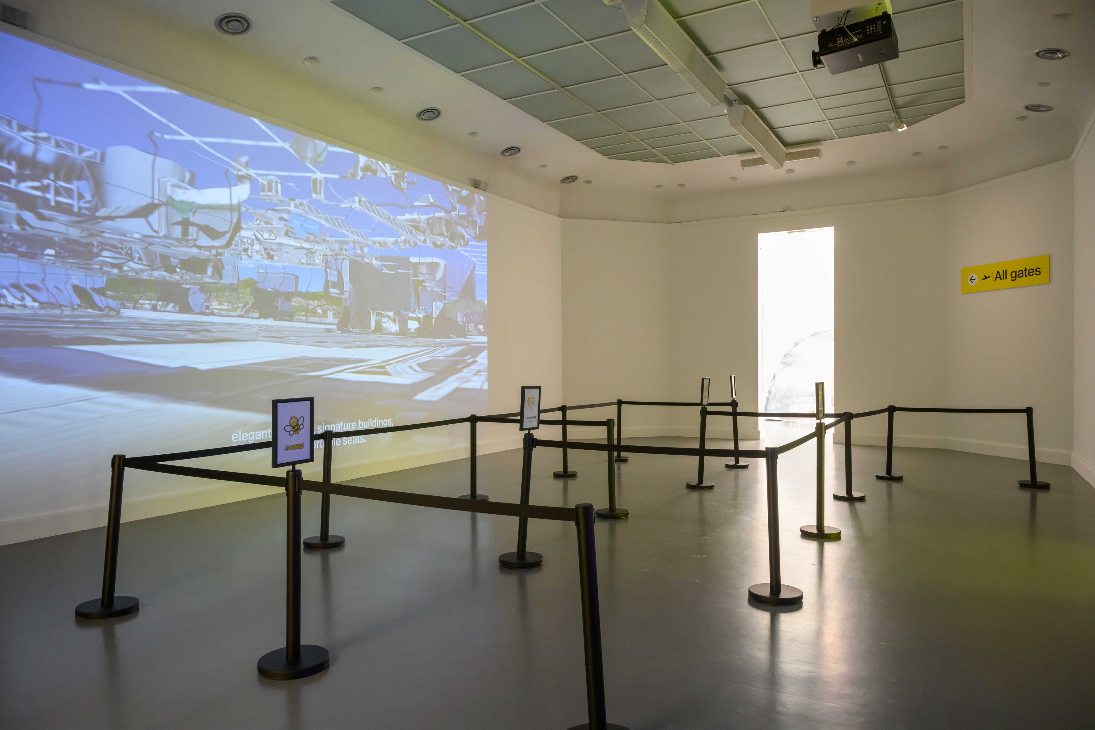 the terminal installation view