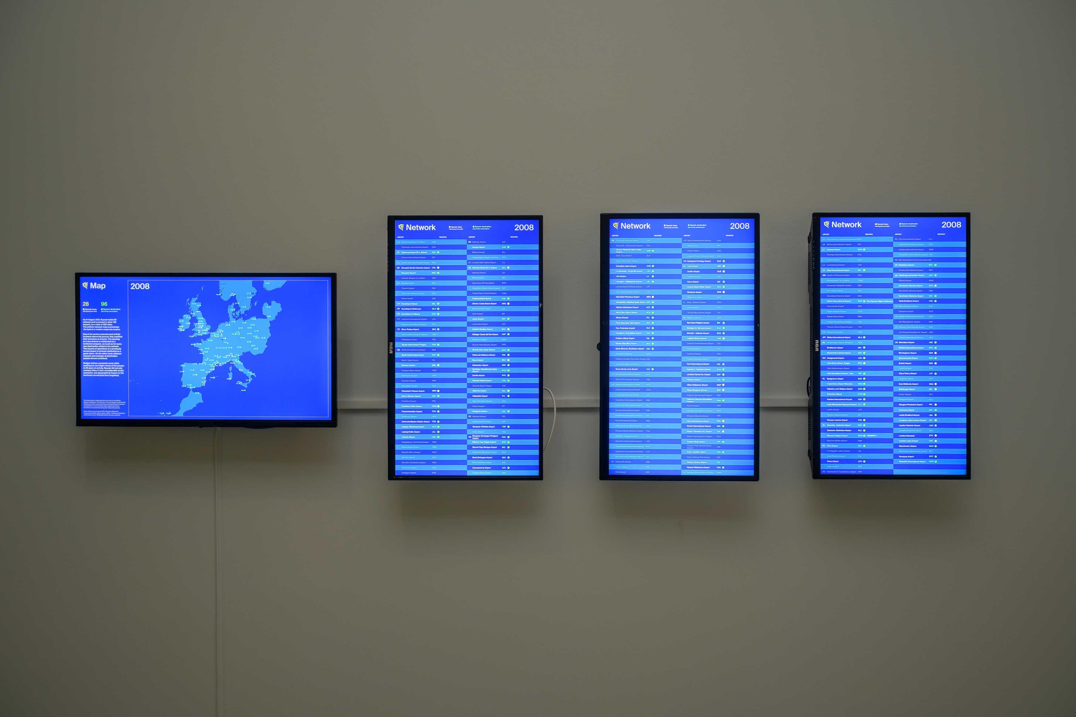 the terminal timetables installation ryanair