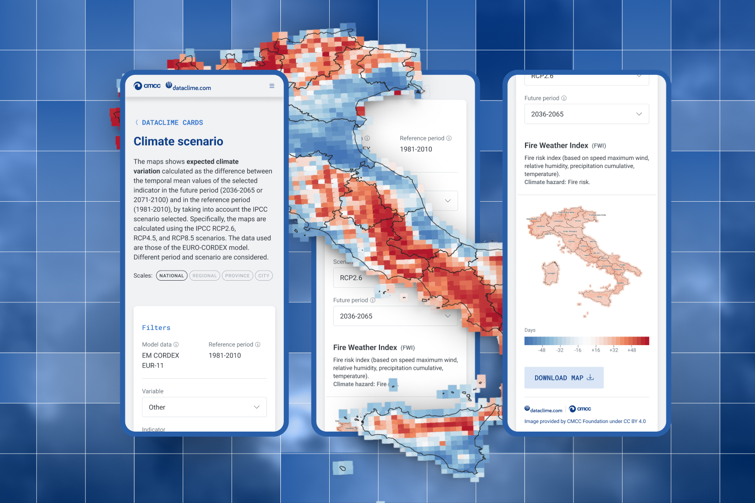 ux/ui design for a climate data platform