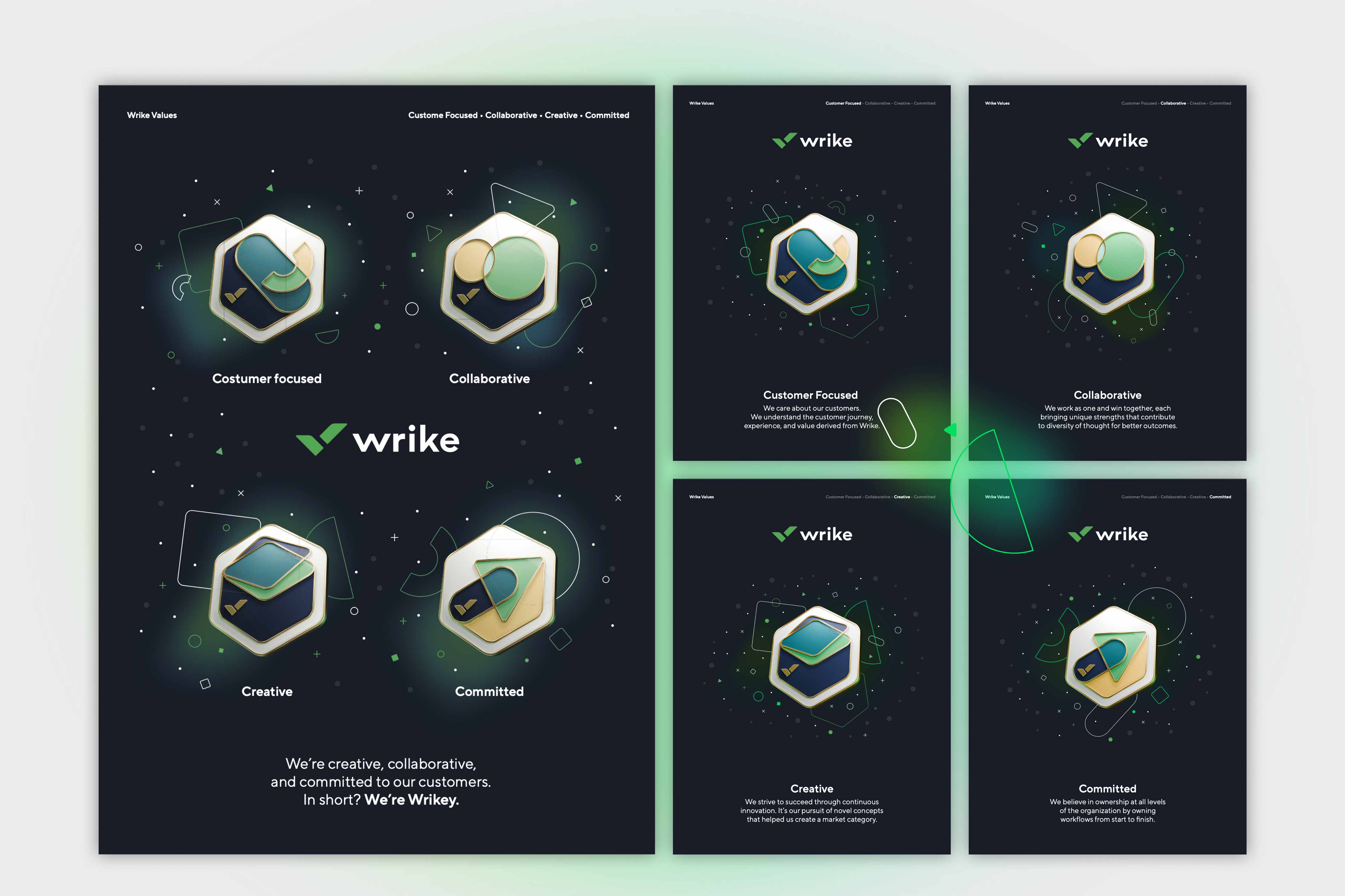 poster series for wrike